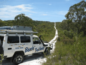 Beach trekkers North Stradbroke Island - Accommodation Mermaid Beach