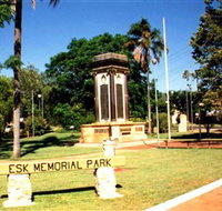 Esk War Memorial and Esk Memorial Park - Accommodation Mermaid Beach