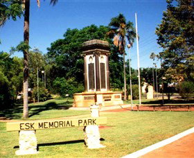 Esk War Memorial And Esk Memorial Park - Accommodation Mermaid Beach 0
