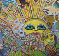 The Painting of Life by Mirka Mora - Accommodation Mermaid Beach