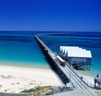 Full-Day Busselton Jetty Train Ride  Dophin Discovery - Accommodation Mermaid Beach