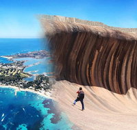 Wave Rock  Rottnest Island - Air  Ground Tour - Accommodation Mermaid Beach
