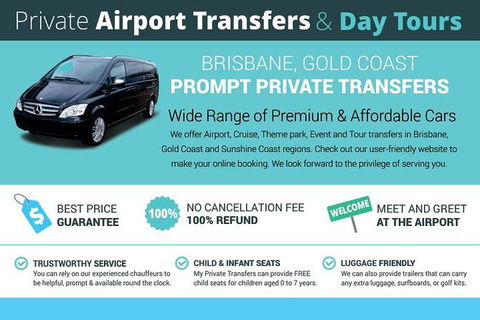 Brisbane Airport To Surfers Paradise- Private Airport Transfers - Accommodation Mermaid Beach 1