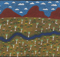 Art Exhibition - Artists of Ampilatwatja - Accommodation Mermaid Beach