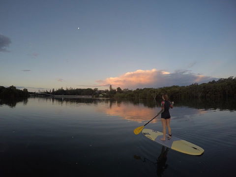 Paddleboard At Back Creek South West Rocks - Accommodation Mermaid Beach 1