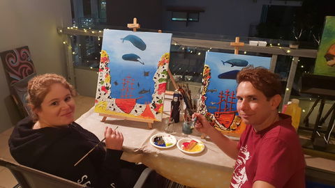 Paint And Sip Social Art Classes (2 For 1) - Accommodation Mermaid Beach 0