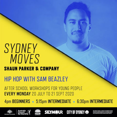 Sydney Moves - All Ages Intermediate Hip Hop With Sam Beazley - Accommodation Mermaid Beach 0