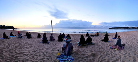 Making Meditation Mainstream: Free Beach Meditation Session Freshwater Beach - Accommodation Mermaid Beach 0