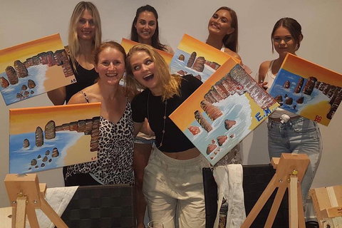 Friday Night 2 For 1 Paint And Sip Art Sessions - Accommodation Mermaid Beach 1