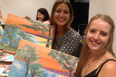 Friday Night 2 For 1 Paint And Sip Art Sessions - Accommodation Mermaid Beach 4