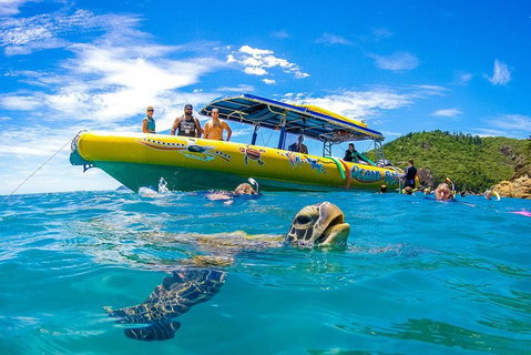 Great Barrier Reef Scenic Flight And Ocean Rafting Whitehaven Beach Day Trip - Accommodation Mermaid Beach 1